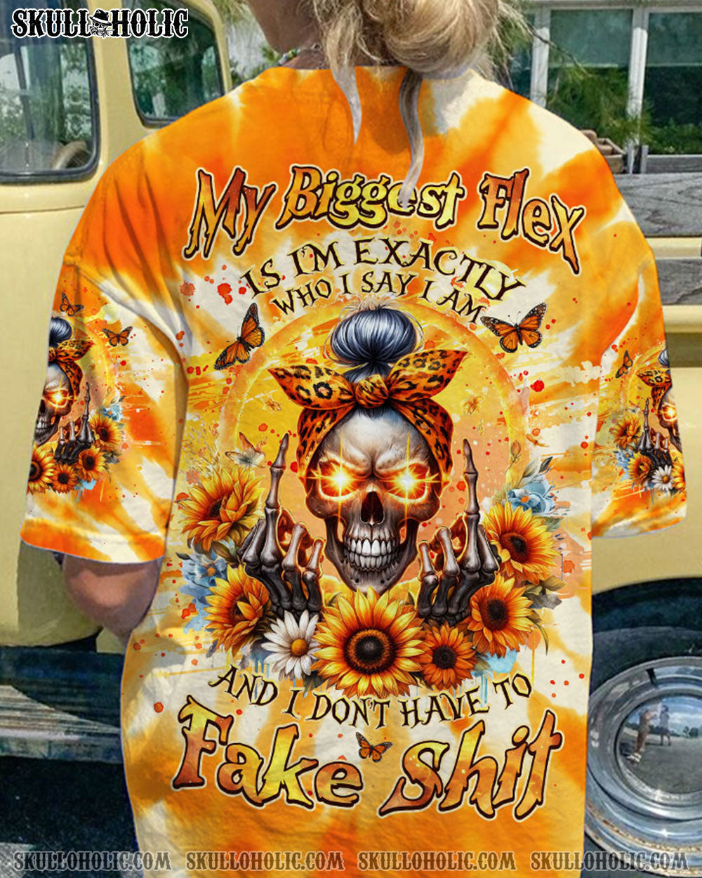 BLISSCORNERS KARMA FAIRY MESSY BUN ALL OVER PRINT