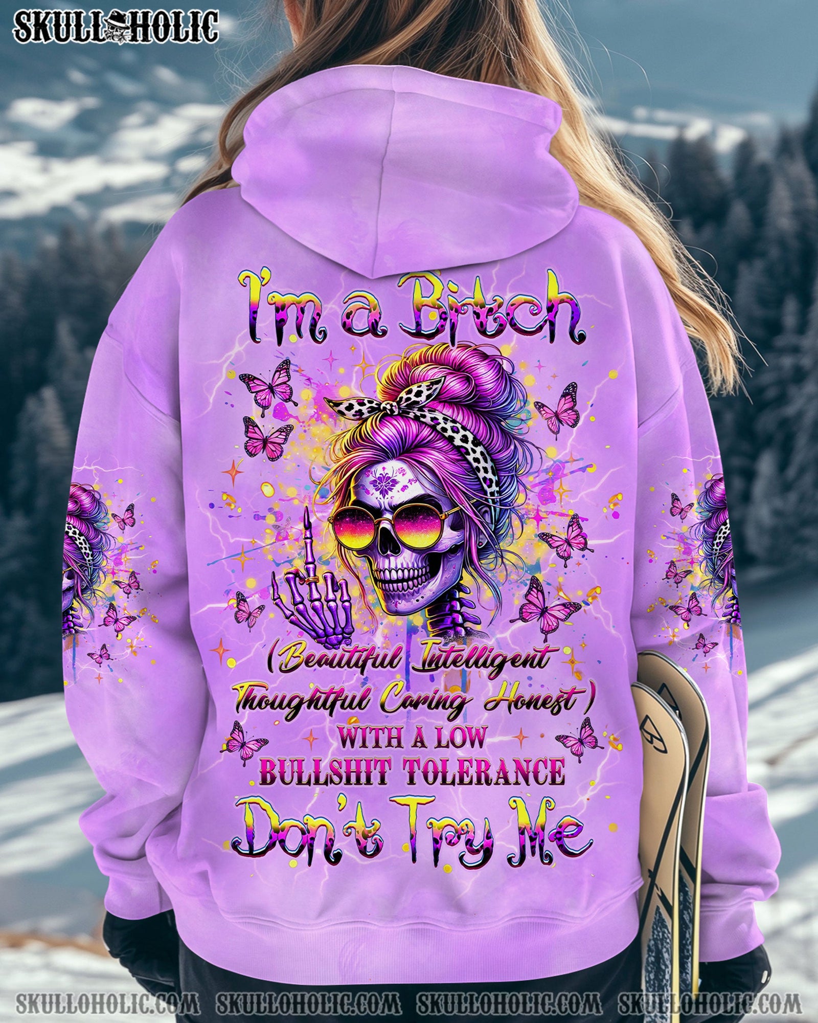 BLISSCORNERS I'M A B DON'T TRY ME ALL OVER PRINT