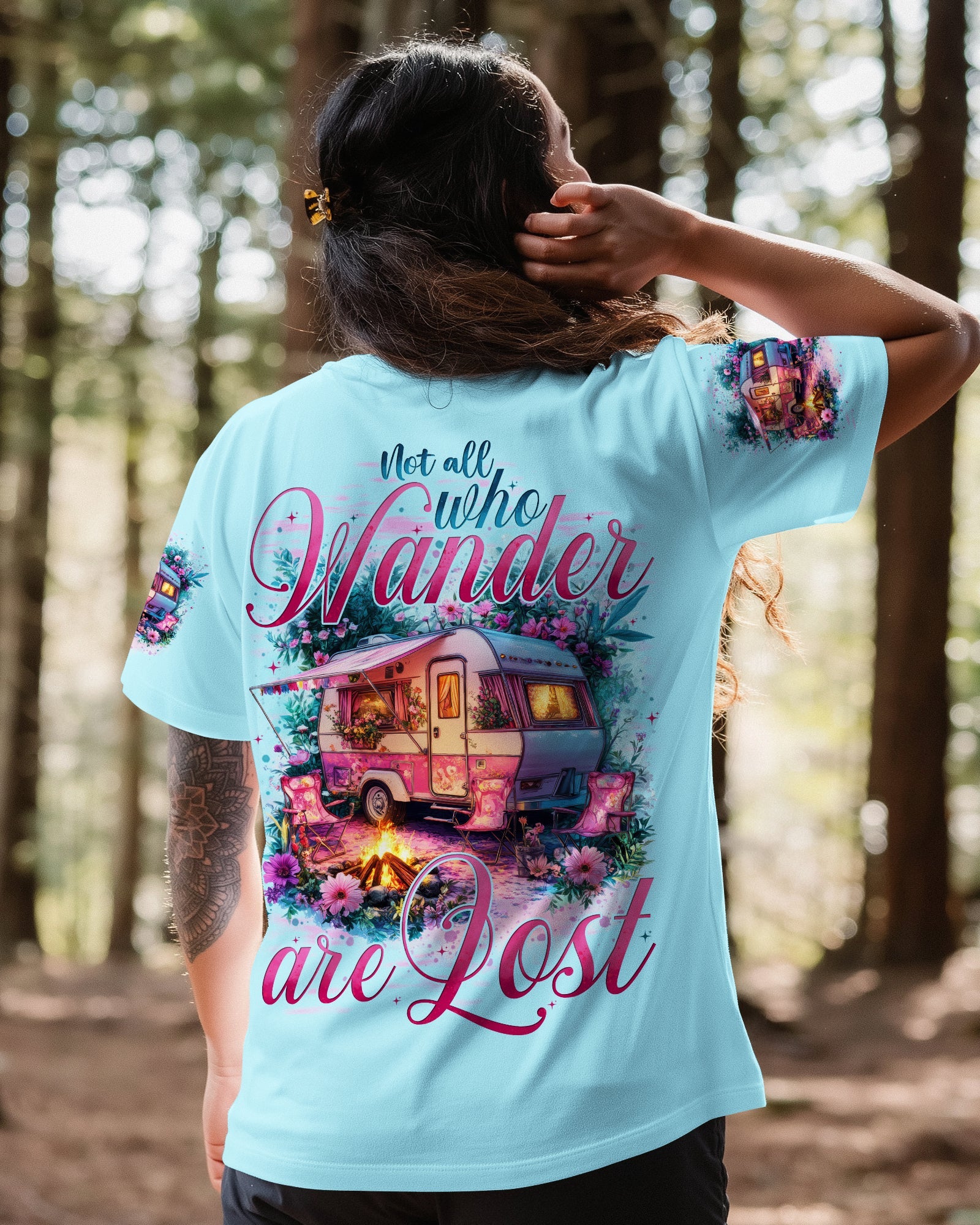 BLISSCORNERS NOT ALL WHO WANDER ARE LOST ALL OVER PRINT