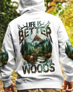 BLISSCORNERS LIFE IS BETTER IN THE WOODS ALL OVER PRINT