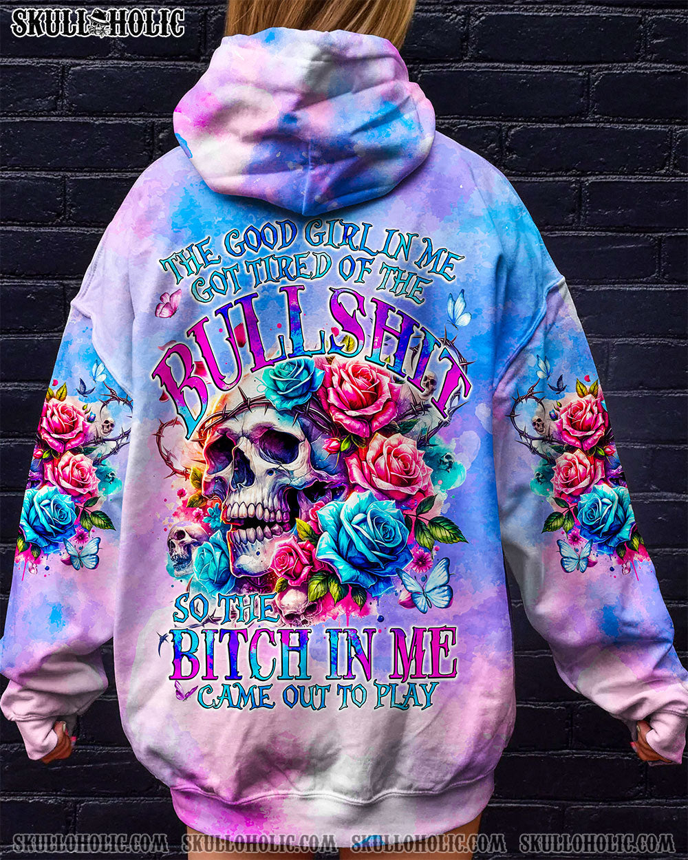 BLISSCORNERS THE GOOD GIRL IN ME ALL OVER PRINT