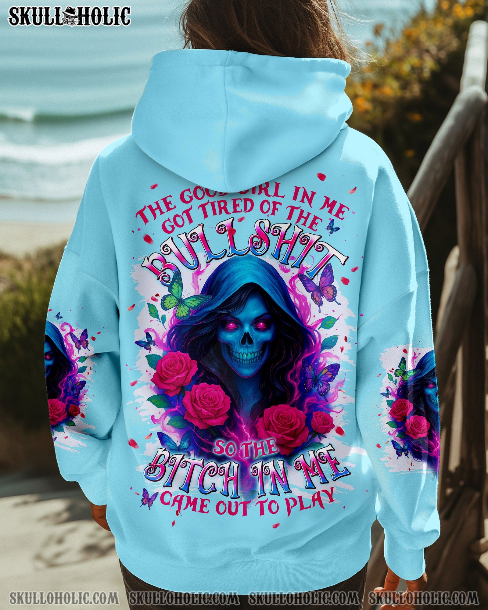 BLISSCORNERS THE GOOD GIRL IN ME ALL OVER PRINT