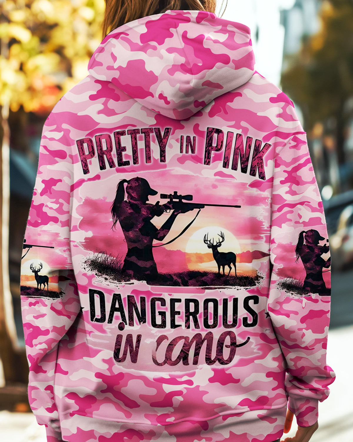 BLISSCORNERS PRETTY IN PINK HUNTING CAMO ALL OVER PRINT