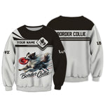 Blisscorners Border Collie Custom T-Shirts Border Collie Brings Happiness 3D Shirt