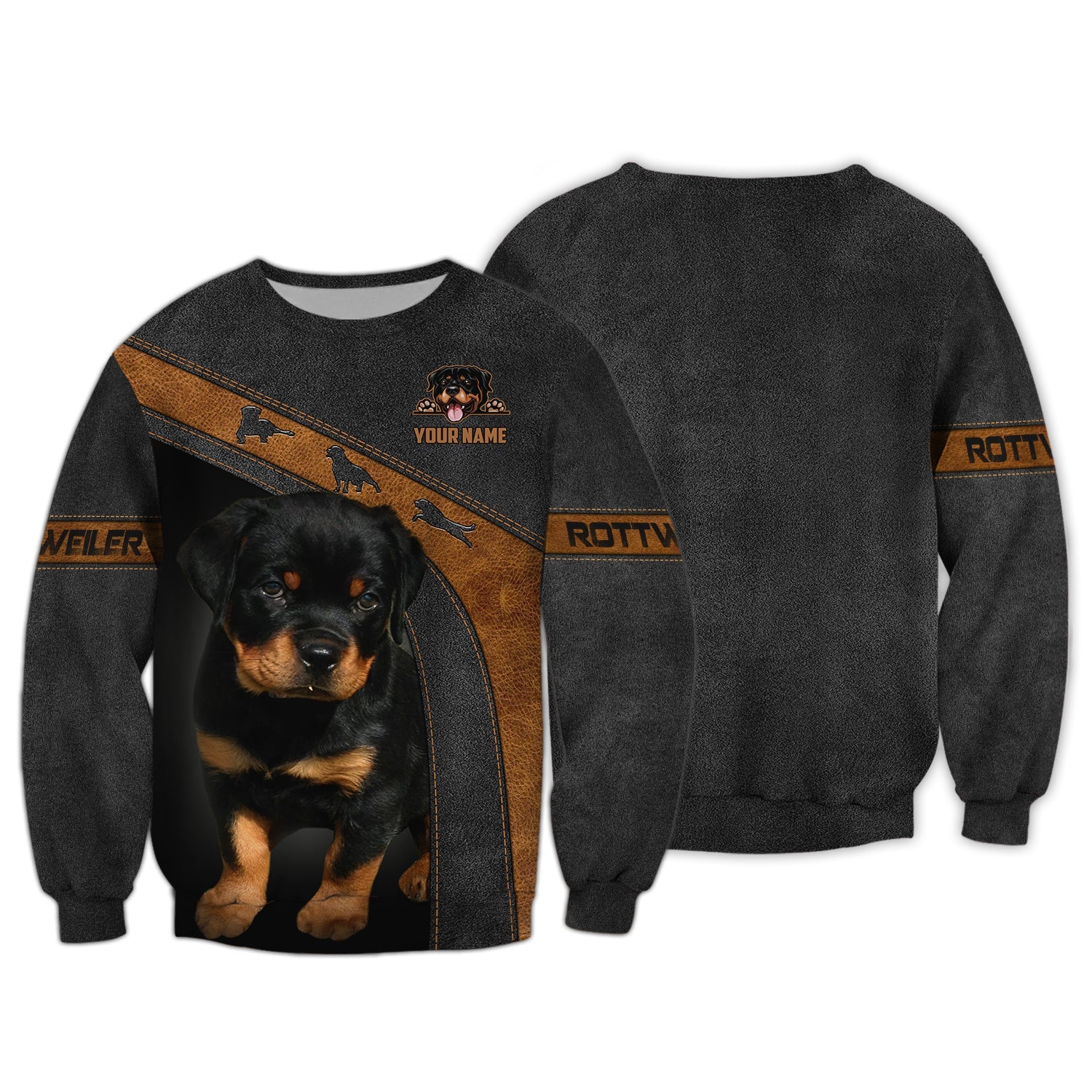 Blisscorners The Puppy Rottweiler Custom T-Shirts Rottweiler 3D Shirt Gift For Dog Lovers