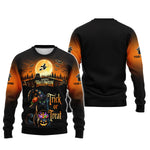 Blisscorners Black Cat Halloween Custom Name 3D Shirt Trick Or Treat Shirts Gift For Halloween Lovers