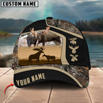 Blisscorners Premium Couple Moose Hunting Collab Artist Classic Personalized Cap