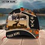 Blisscorners Premium Couple Moose Hunting Collab Artist Classic Personalized Cap