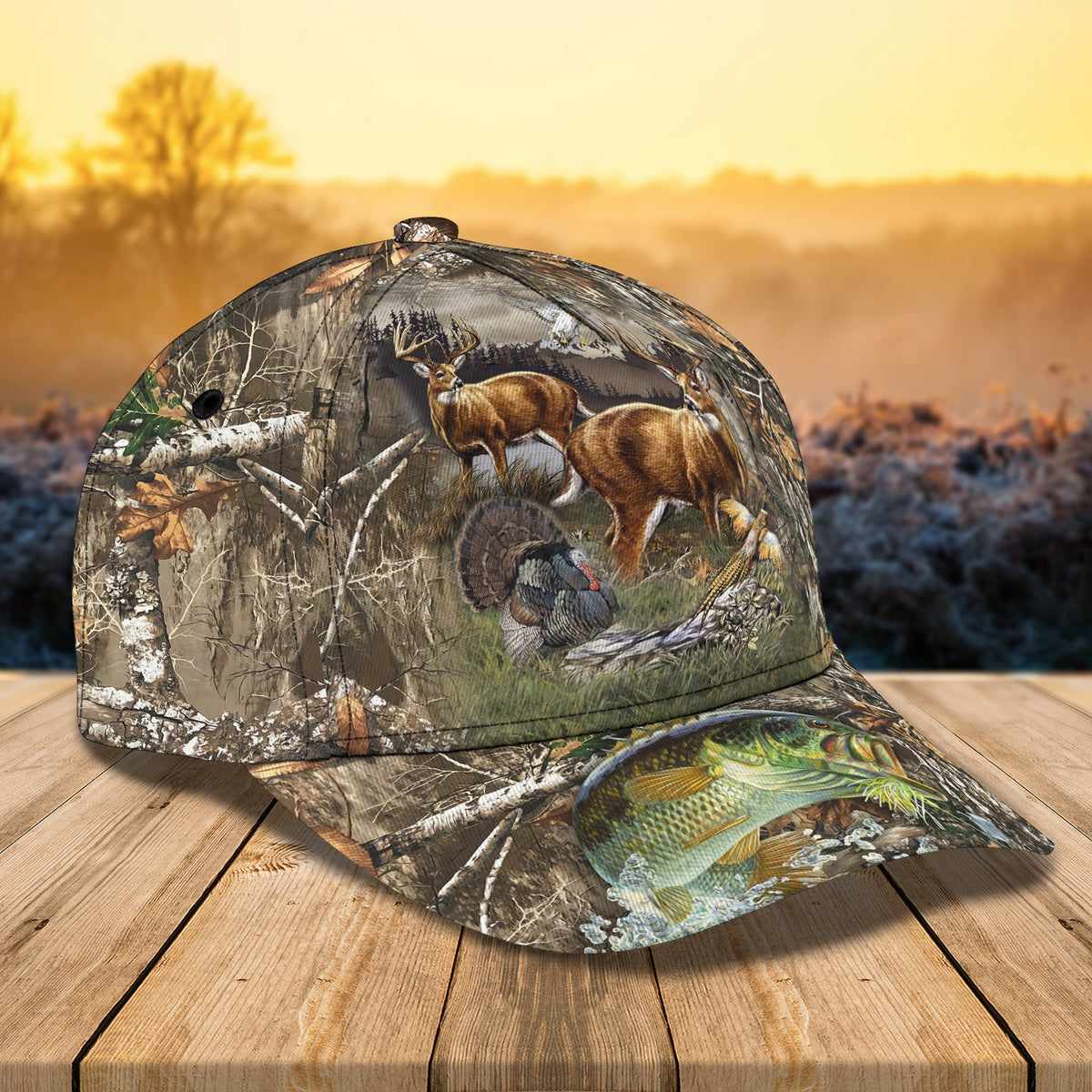 Blisscorners Deer Hunting Classic Personalized Cap
