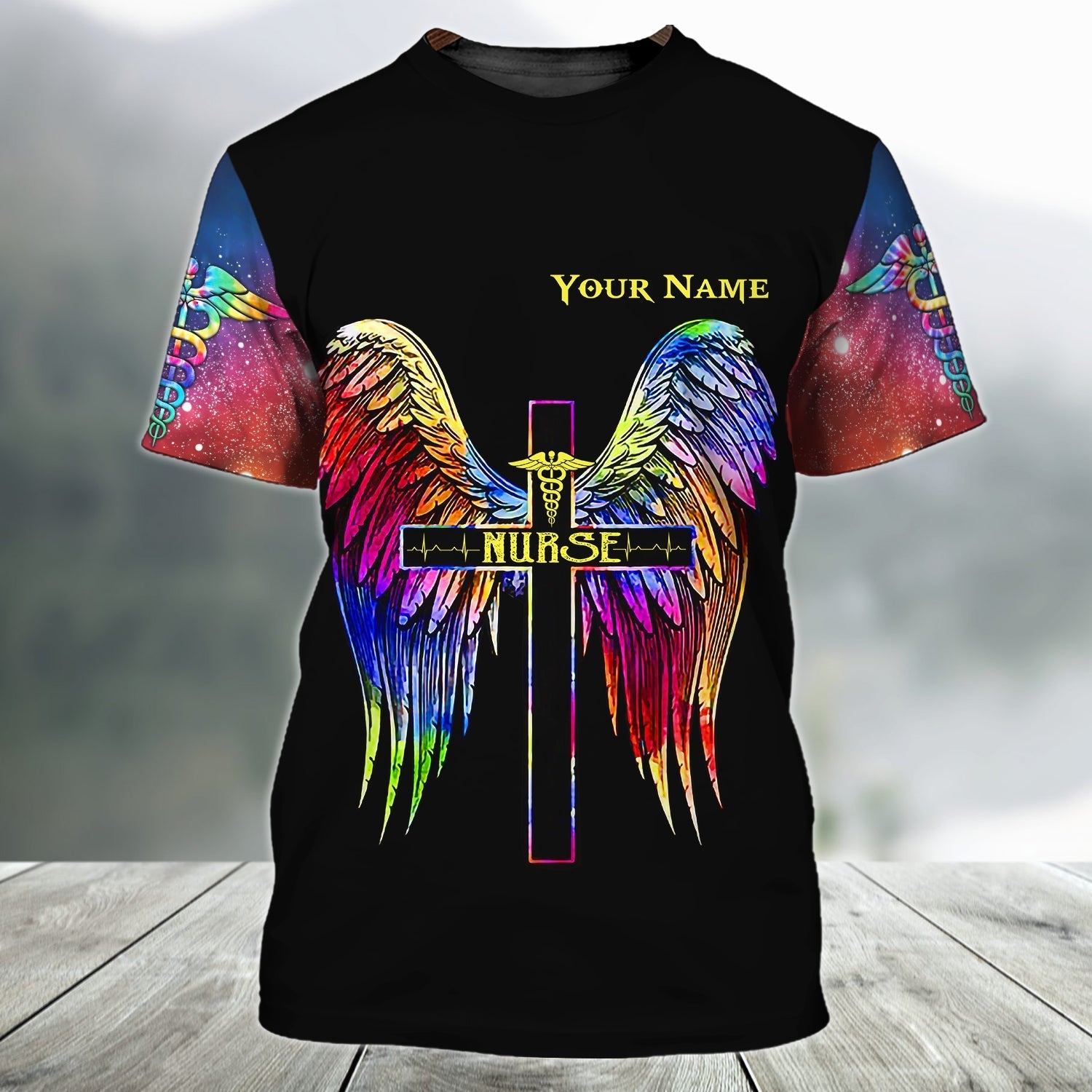Blisscorners Nurse - Personalized Name 3D T-Shirt, God Found Some Of The Strongest Women and Make Them Nurse