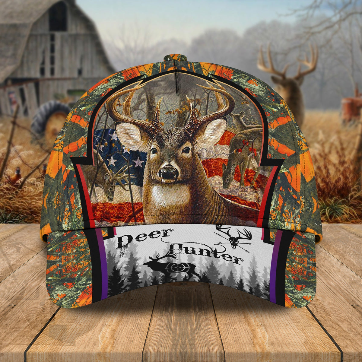 Blisscorners Deer Hunting Classic Personalized Cap