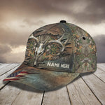 Blisscorners Deer Hunting Skull America Classic Personalized Cap