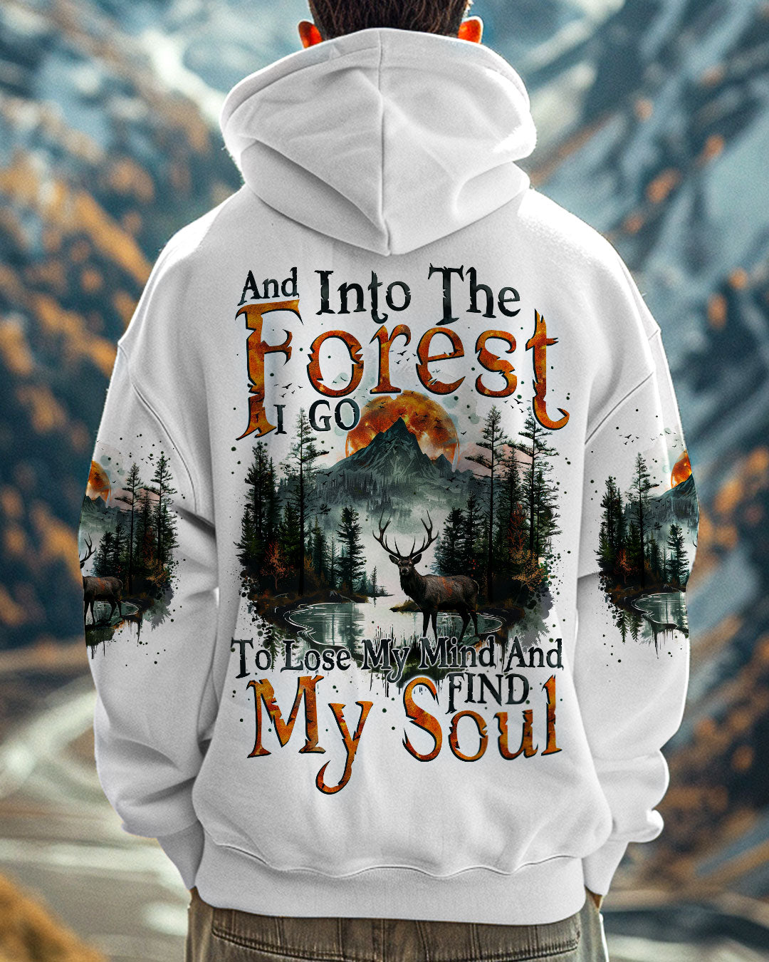 BLISSCORNERS AND INTO THE FOREST I GO ALL OVER PRINT