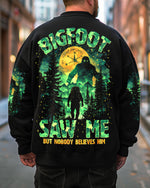 BLISSCORNERS BIGFOOT SAW ME BUT NOBODY BELIEVES HIM ALL OVER PRINT