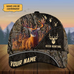 Blisscorners Custom Name Thiego Deer Hunting Premium 3D Printed Cap