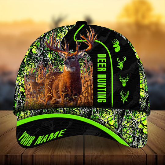 Blisscorners Deer Hunting Personalized Cap 3D
