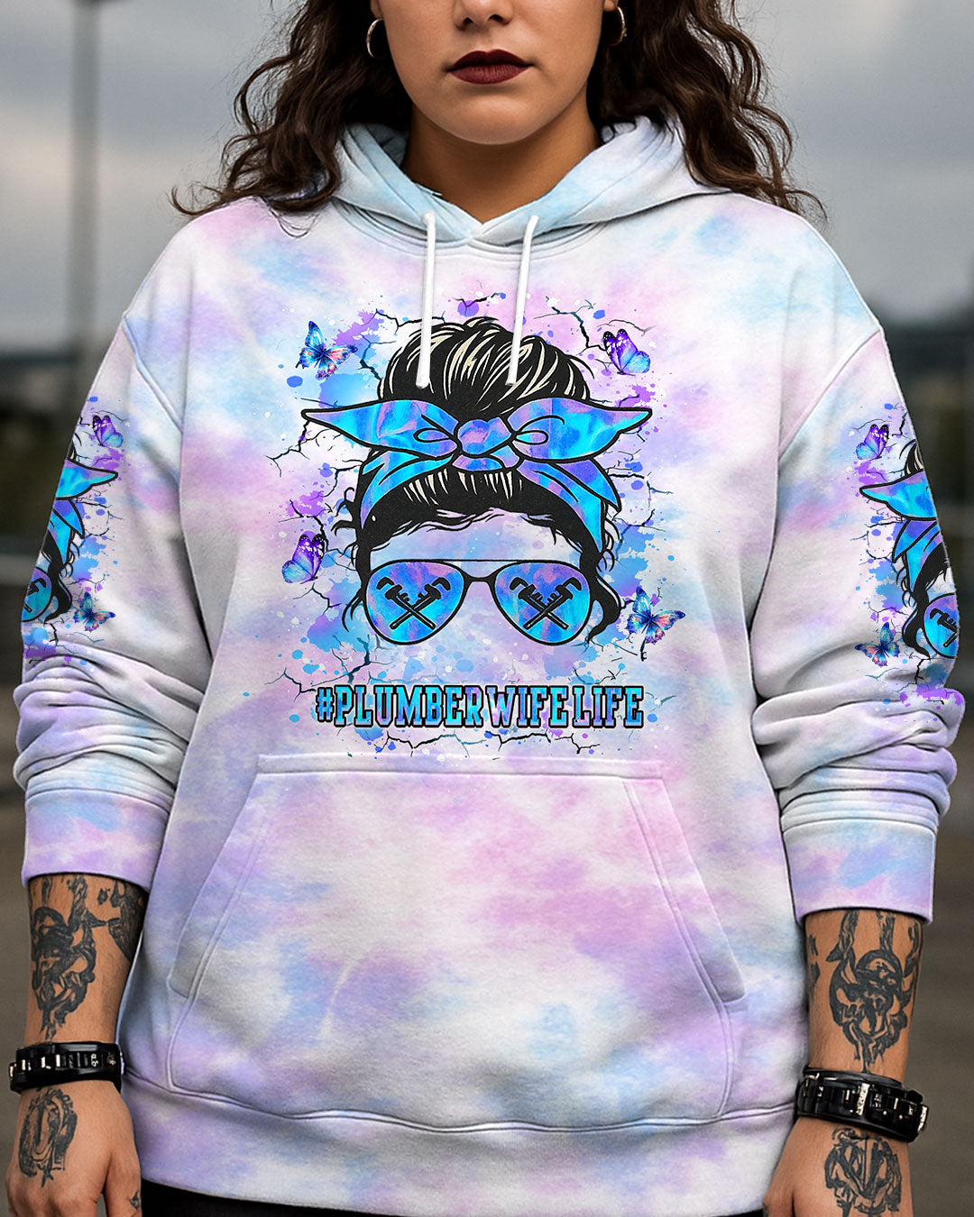 BLISSCORNERS I AM A PLUMBER SKULL ALL OVER PRINT