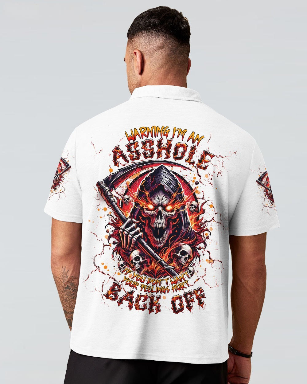 BLISSCORNERS WARNING I'M AN A SKULL REAPER ALL OVER PRINT