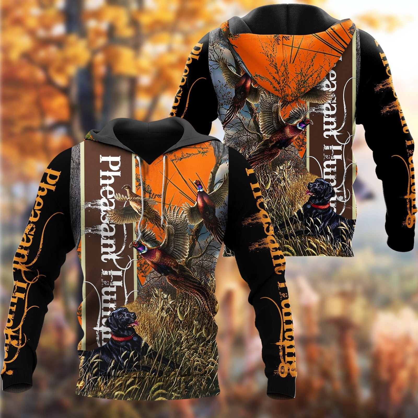Blisscorners Pheasant Hunting 3D Hoodie