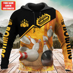Blisscorners Custom Bowling Personalized Name 3D Shirt