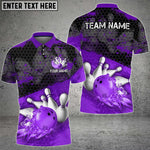 Blisscorners Bowling Splash Multicolor Customized Name, Team Name 3D Shirts