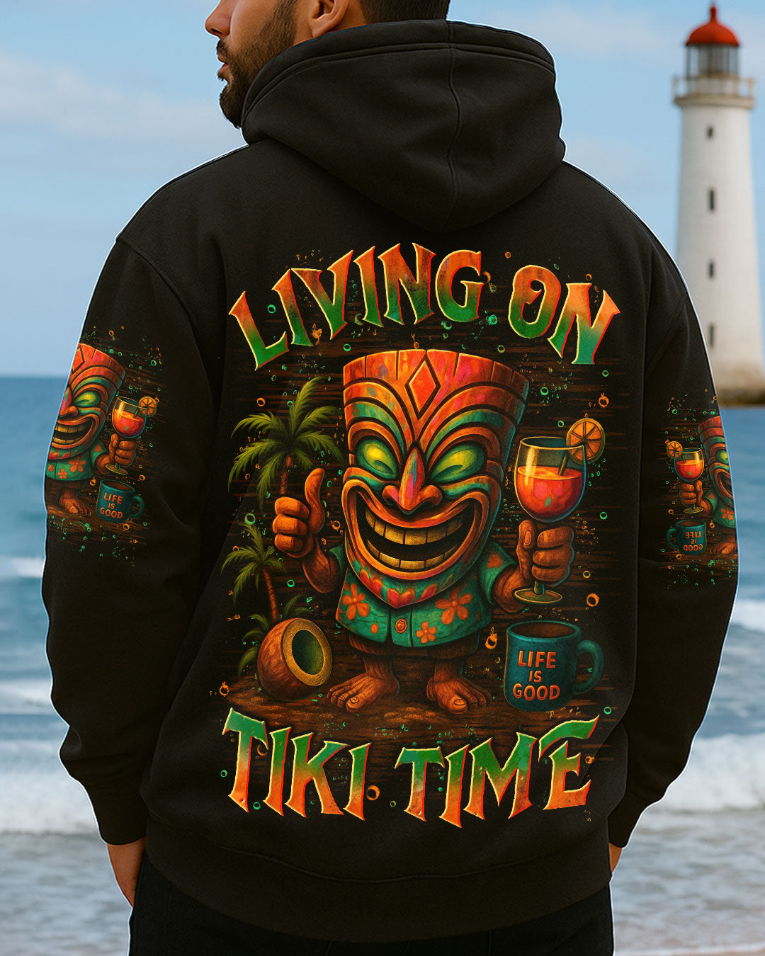 BLISSCORNERS LIVING ON TIKI TIME ALL OVER PRINT