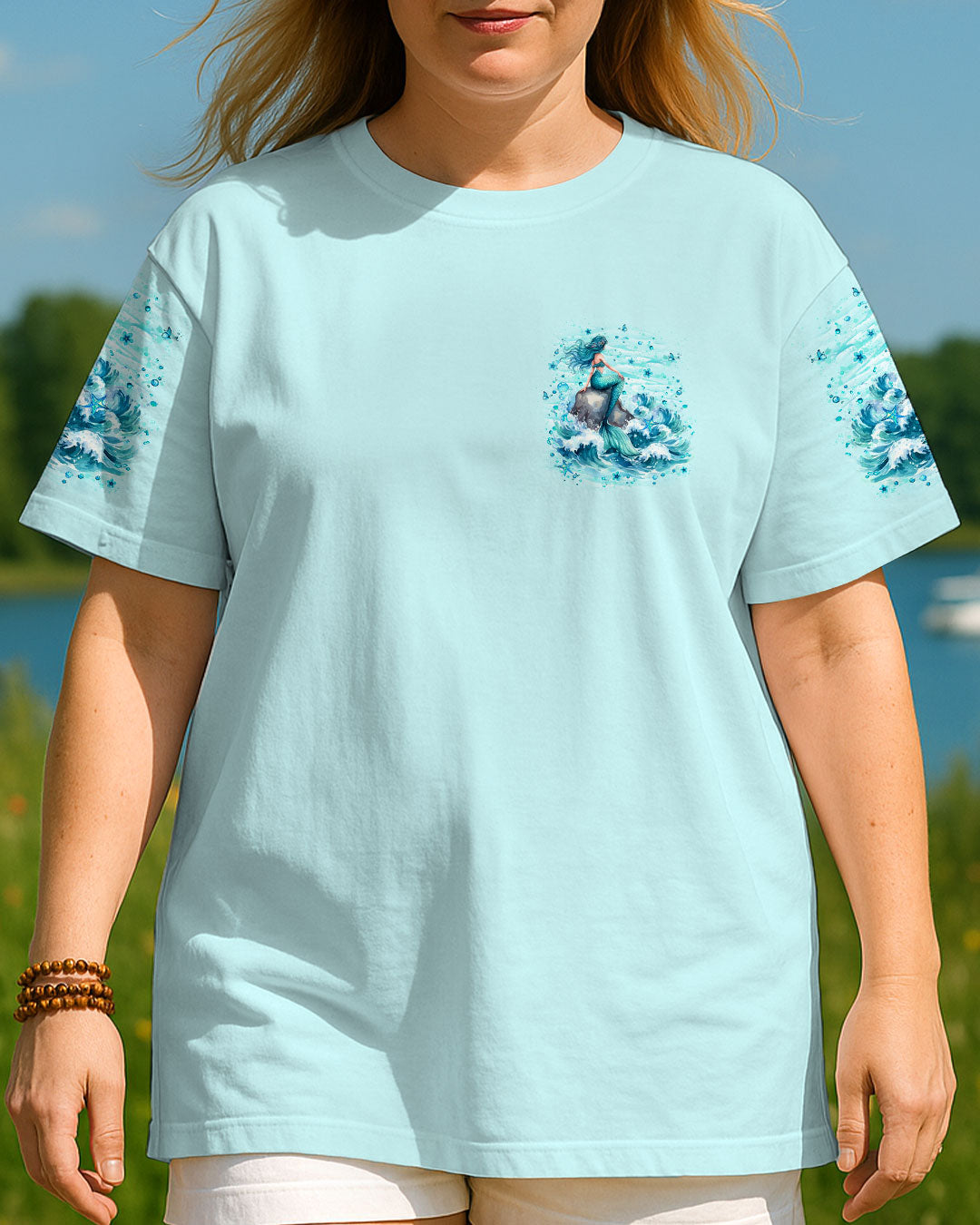 BLISSCORNERS SOME GIRLS ARE JUST BORN MERMAID ALL OVER PRINT