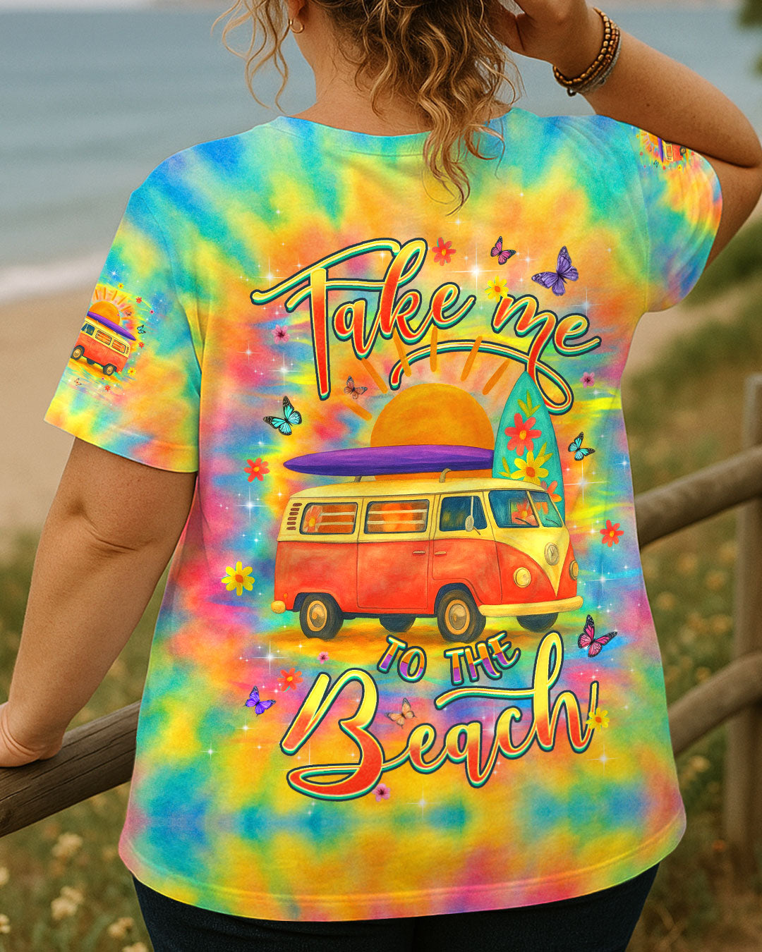 BLISSCORNERS TAKE ME TO THE BEACH ALL OVER PRINT