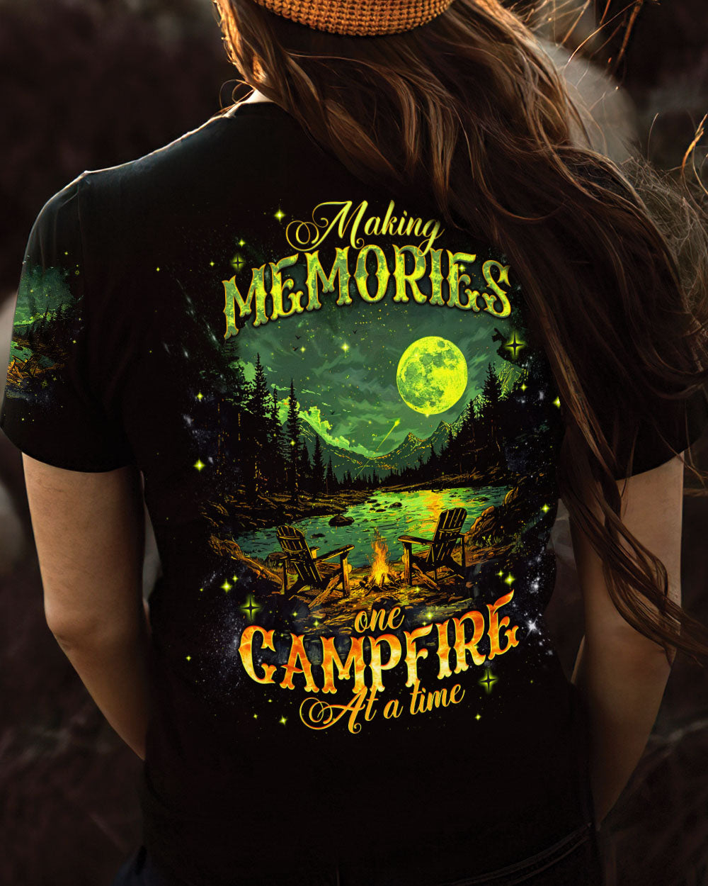 BLISSCORNERS MAKING MEMORIES ONE CAMPFIRE AT A TIME ALL OVER PRINT