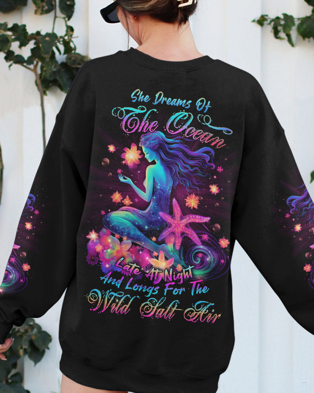 BLISSCORNERS SHE DREAMS OF THE OCEAN MERMAID ALL OVER PRINT