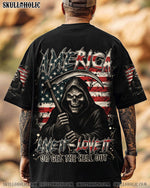 BLISSCORNERS AMERICA LIVE IT LOVE IT OR GET THE HELL OUT ALL OVER PRINT