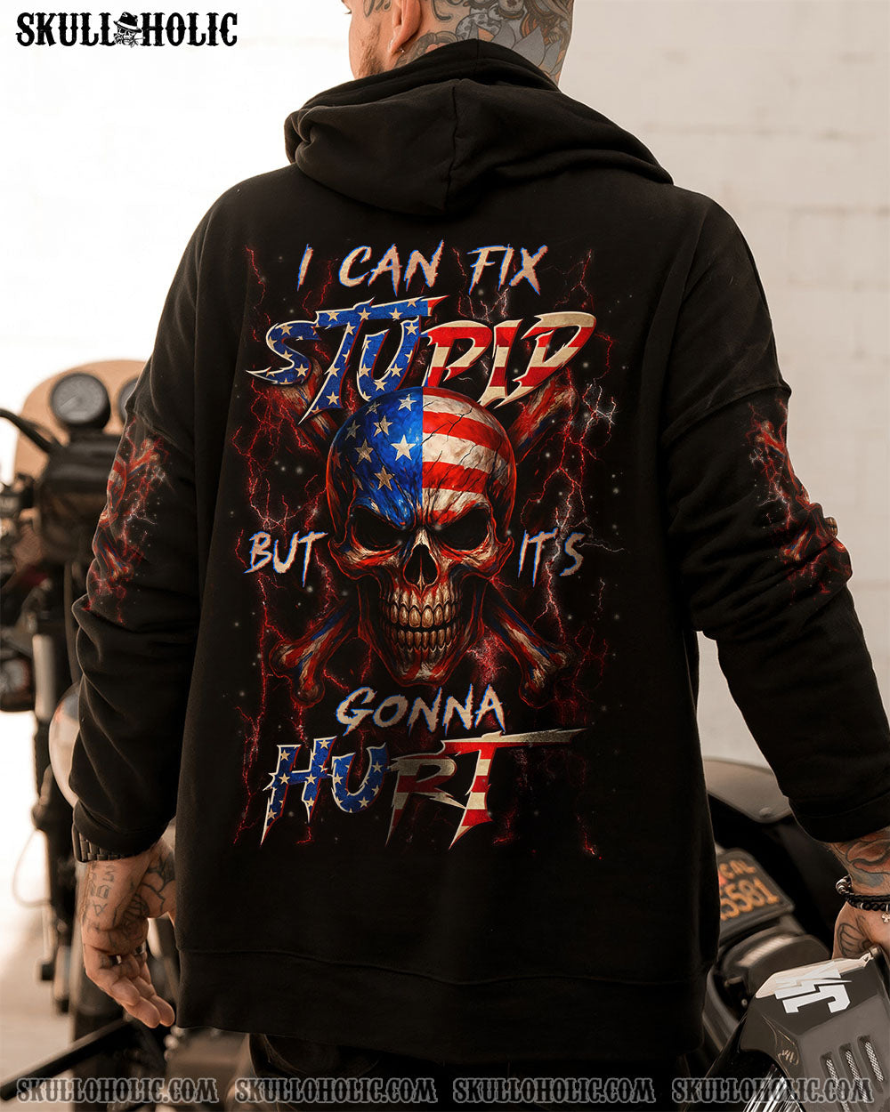 BLISSCORNERS I CAN FIX STUPID BUT IT'S GONNA HURT ALL OVER PRINT
