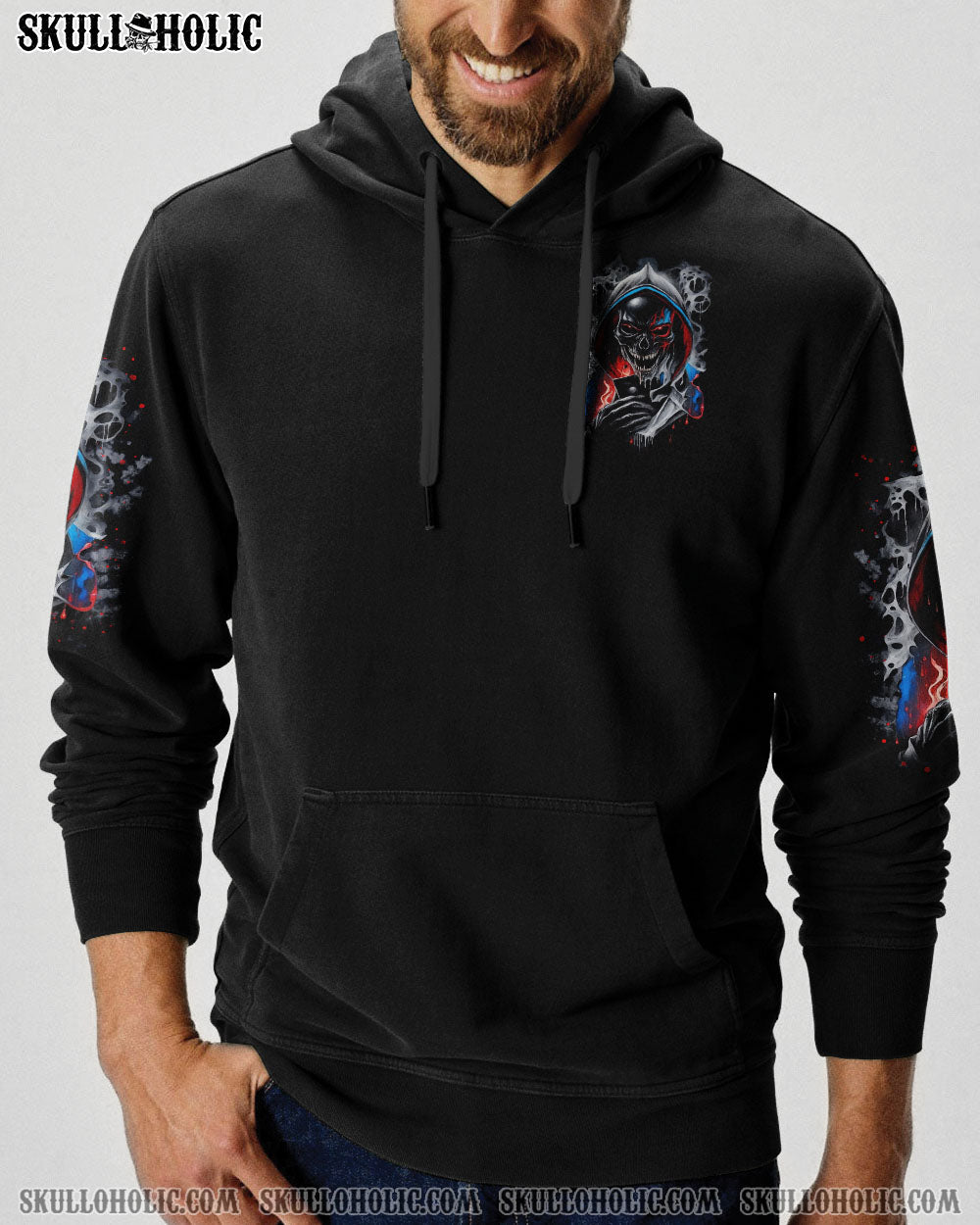 BLISSCORNERS WHEN I WAS BORN SKULL REAPER ALL OVER PRINT