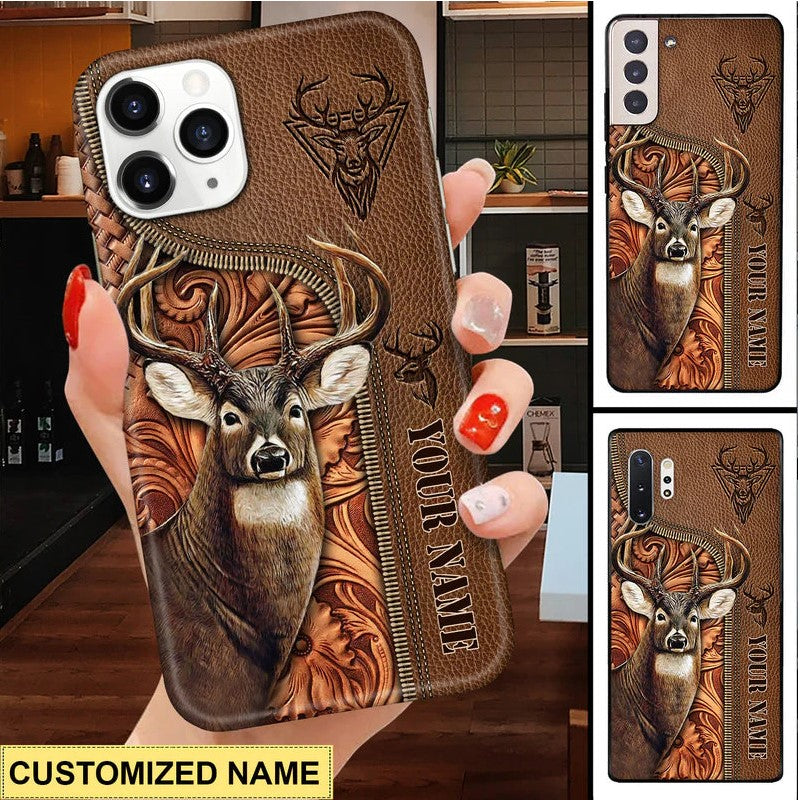Blisscorners Deer Hunting Personalized Name Phone Case LM1012