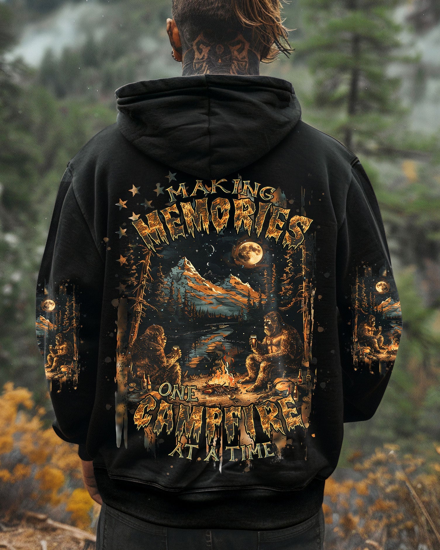 BLISSCORNERS MAKING MEMORIES ONE CAMPFIRE AT A TIME ALL OVER PRINT