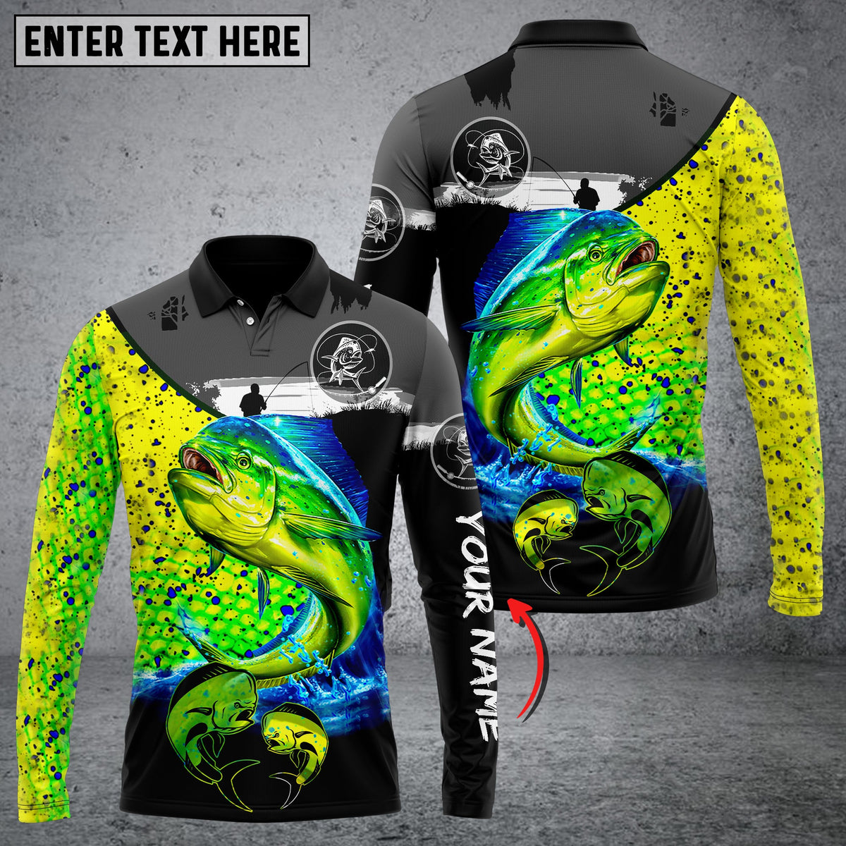 Blisscorners Mahi Mahi Fishing Customize Name 3D Shirts