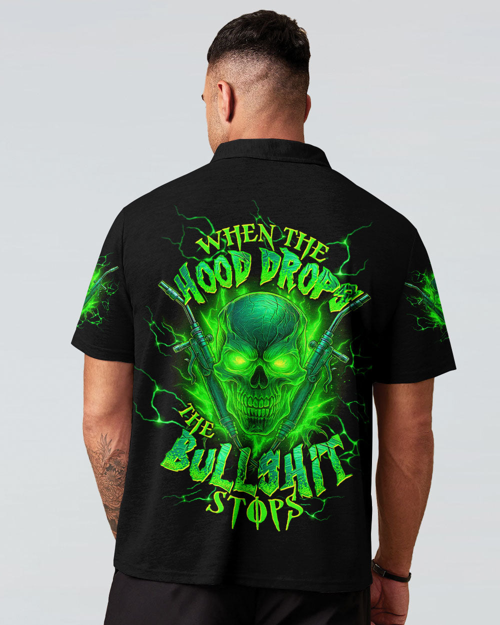 BLISSCORNERS MY THOUGHT ARE DIRTY BUT MY WELDS SKULL ALL OVER PRINT