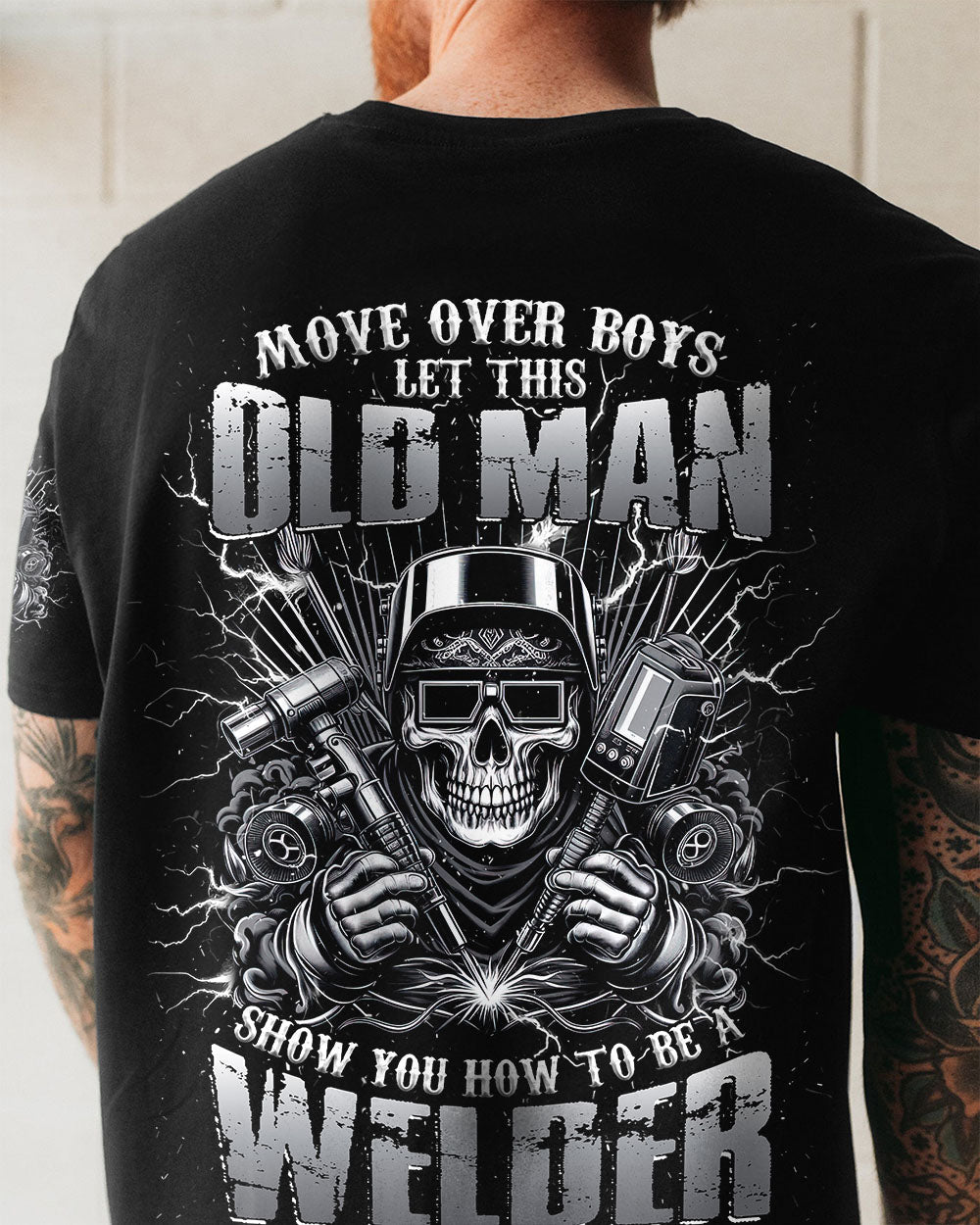 BLISSCORNERS OLD TRUCKERS NEVER DIE SKULL ALL OVER PRINT