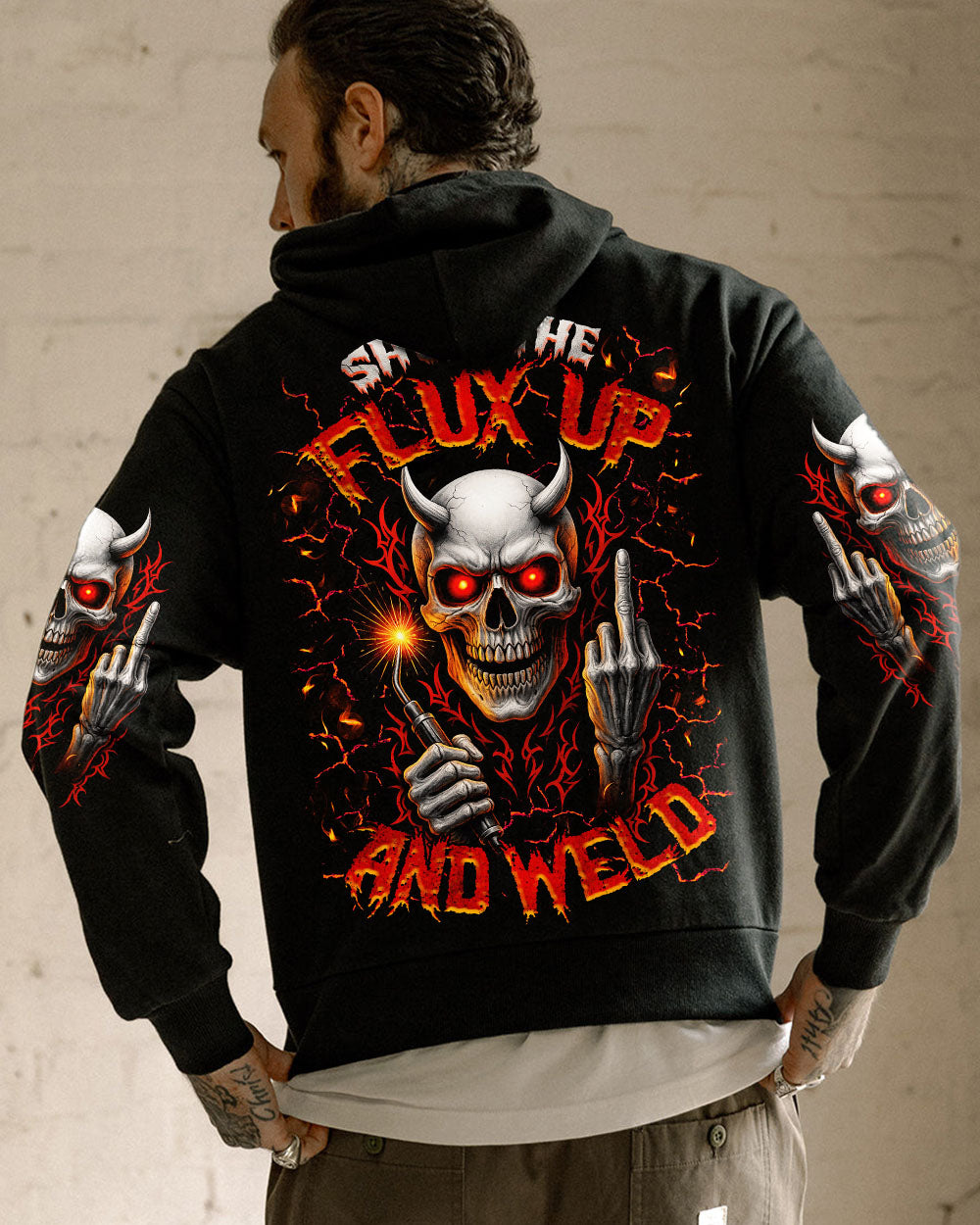 BLISSCORNERS ONLY THE STRONGEST MEN BECOME MECHANICS SKULL ALL OVER PRINT