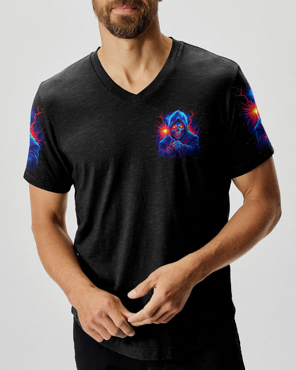 BLISSCORNERS MESS WITH A WELDER SKULL ALL OVER PRINT