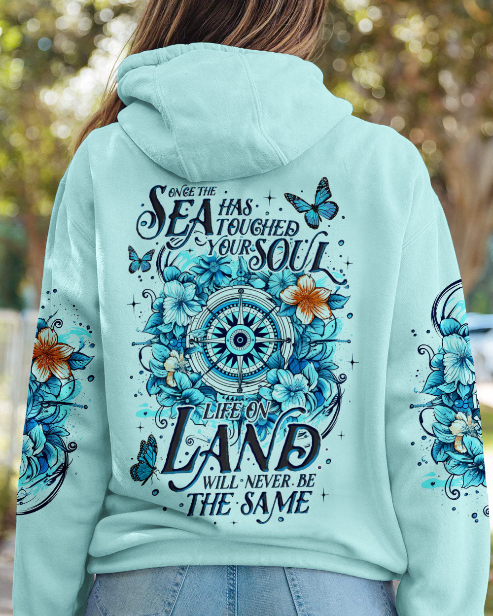 BLISSCORNERS THE SEA HAS TOUCHED YOUR SOUL ALL OVER PRINT