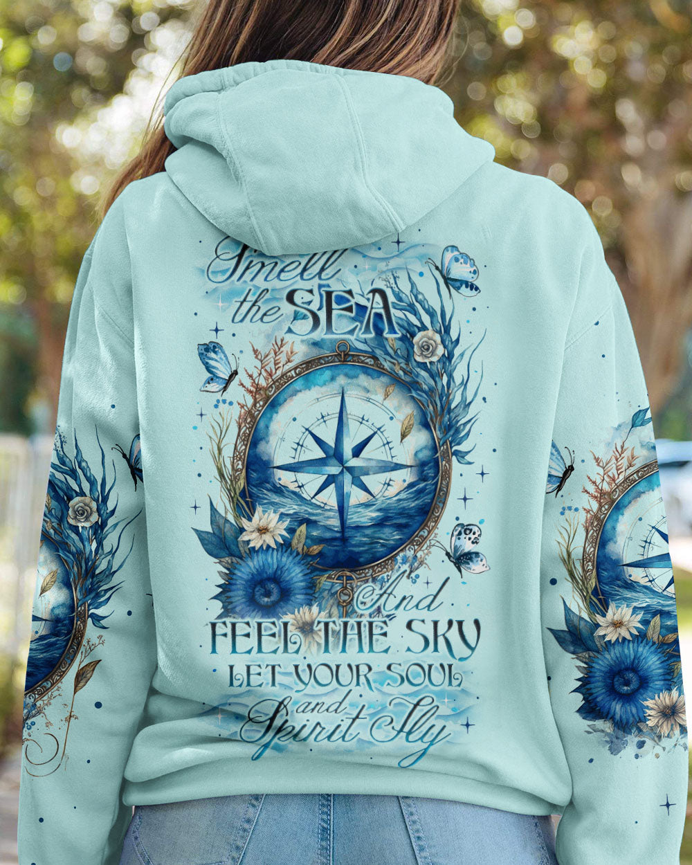 BLISSCORNERS SMELL THE SEA AND FEEL THE SKY ALL OVER PRINT