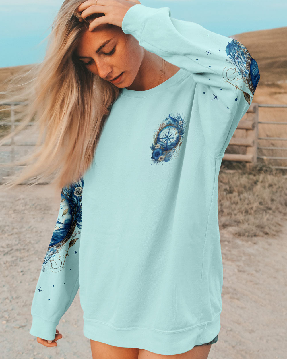 BLISSCORNERS SMELL THE SEA AND FEEL THE SKY ALL OVER PRINT