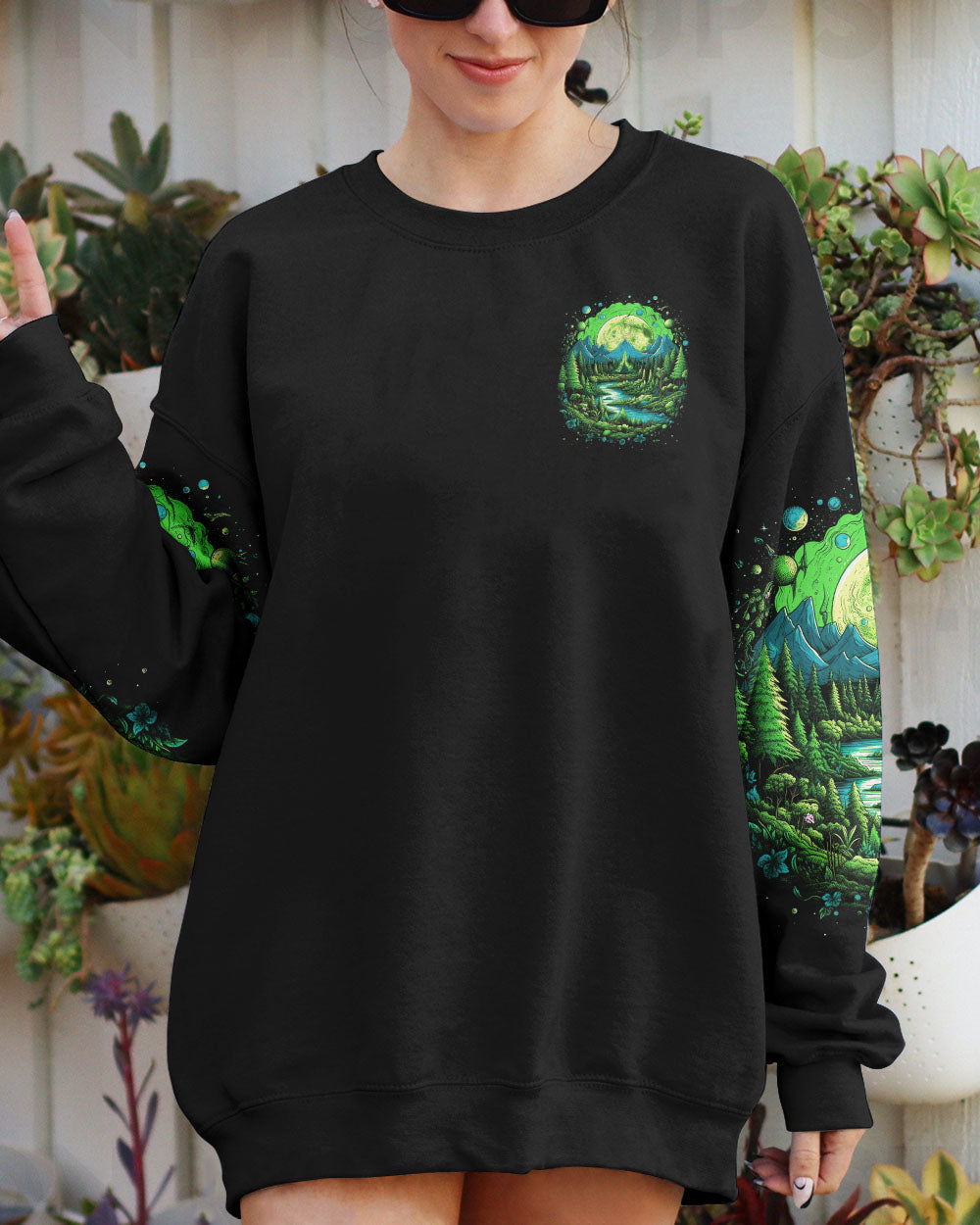 BLISSCORNERS THE EARTH HAS MUSIC ALL OVER PRINT