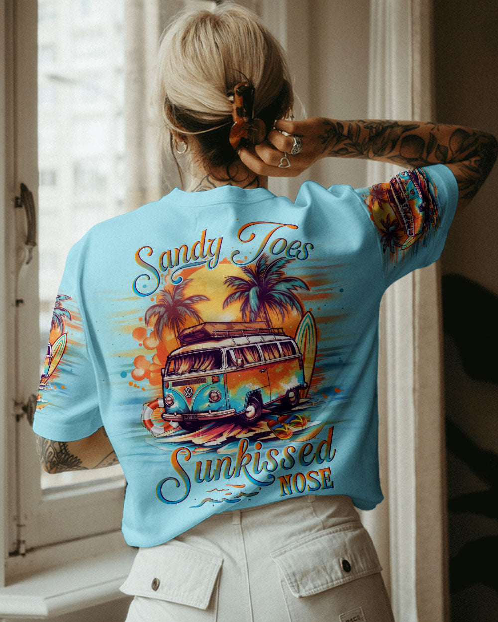 BLISSCORNERS SANDY TOES SUNKISSED NOSE ALL OVER PRINT