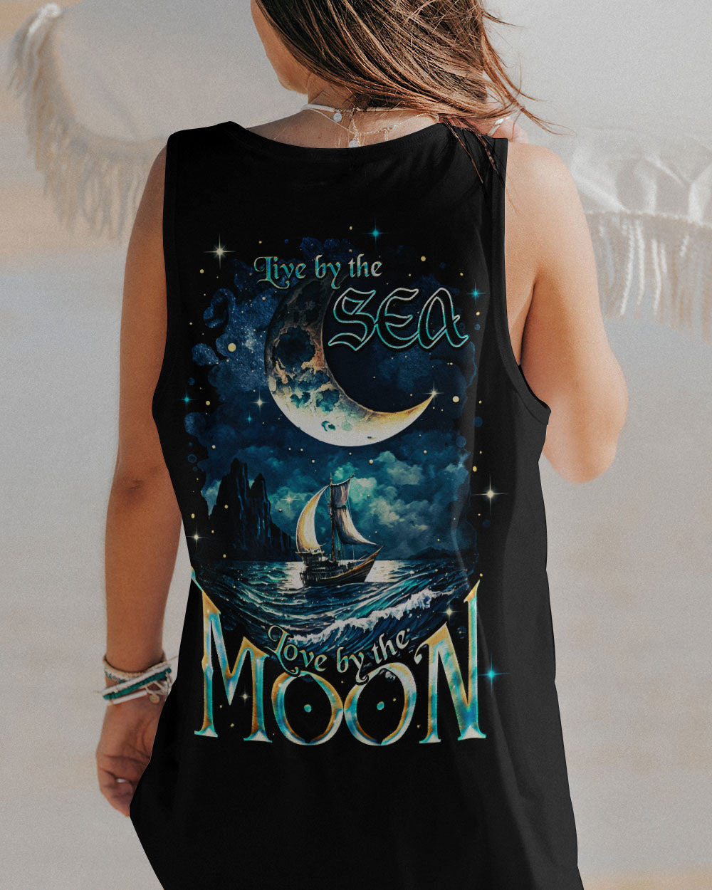 BLISSCORNERS LIVE BY THE SEA ALL OVER PRINT