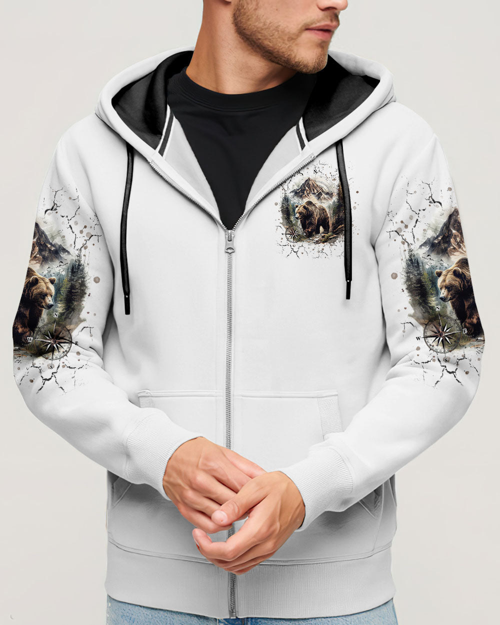 BLISSCORNERS AND INTO THE FOREST I GO BEAR ALL OVER PRINT