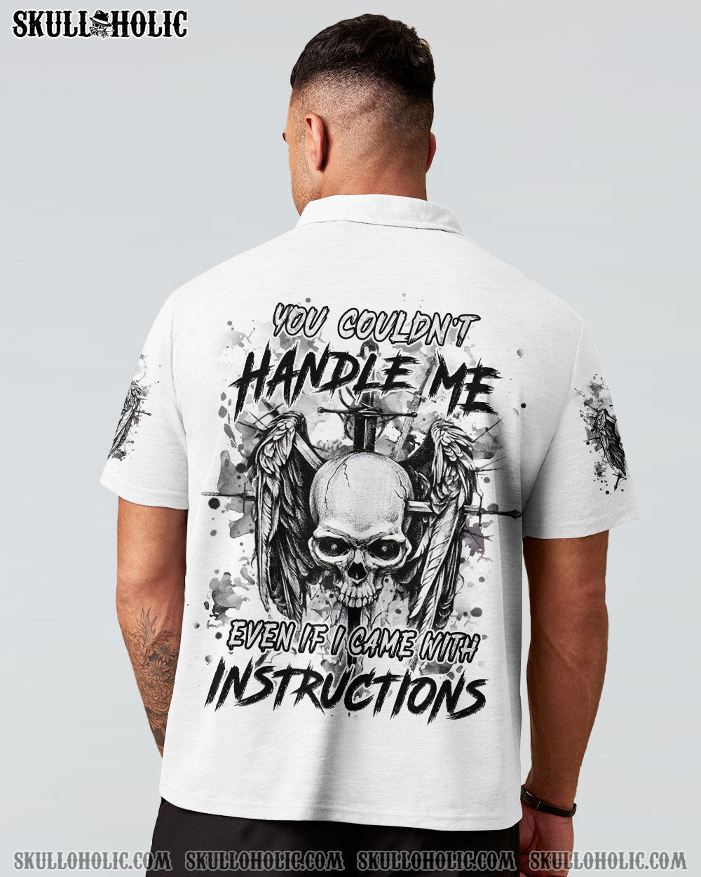 BLISSCORNERS YOU COULDN'T HANDLE ME SKULL ALL OVER PRINT
