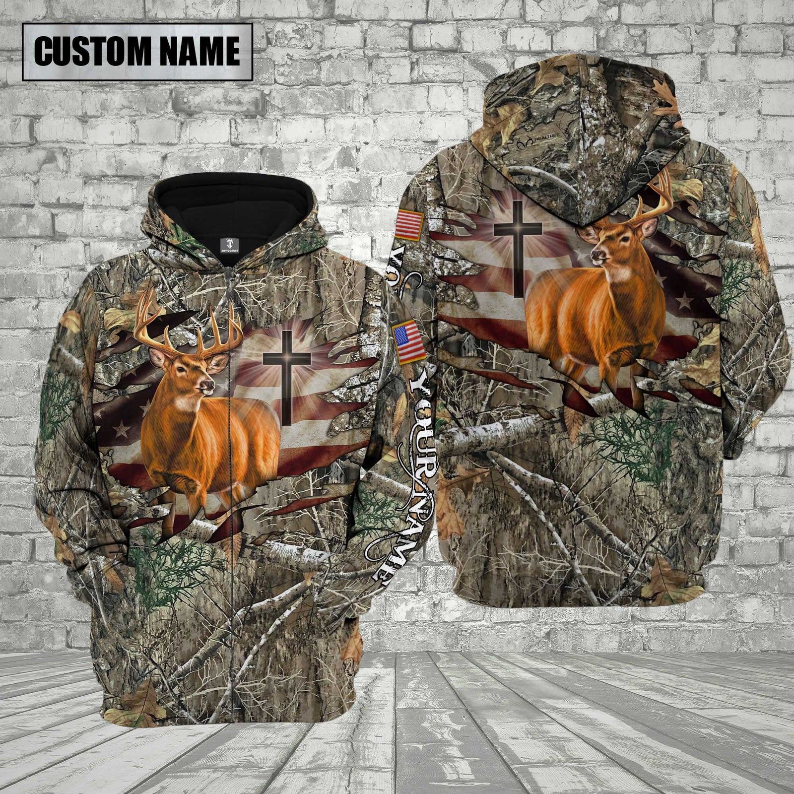 Blisscorners Custom Name Deer Hunting Shirt 3D All Over Printed Clothes