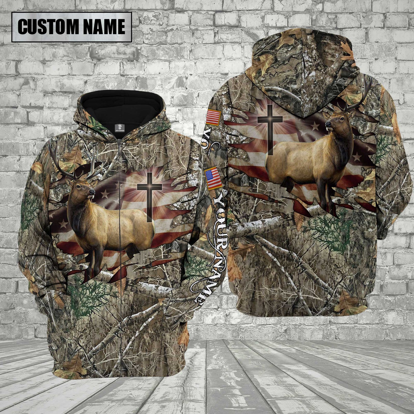 Blisscorners Custom Name Elk Hunting Shirt 3D All Over Printed Clothes